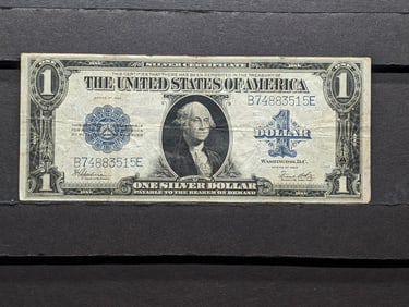 1923 Large Silver Certificate-Horse Blanket