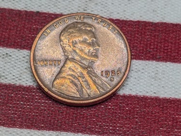 1925 S, XF, Great Details, Lincoln Wheat Penny