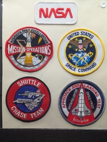 (5) Original Crew Designed NASA Patches