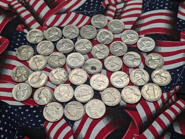 (40) Mixed Date Jefferson Nickels