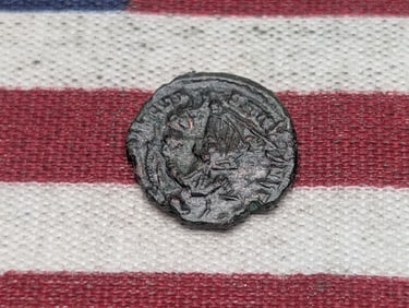 367-375 AD, AU-Incredible Details, Ancient Roman Coin, Over 1,600 years old