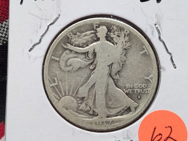 1917-S Obv Walking Liberty Half Dollar