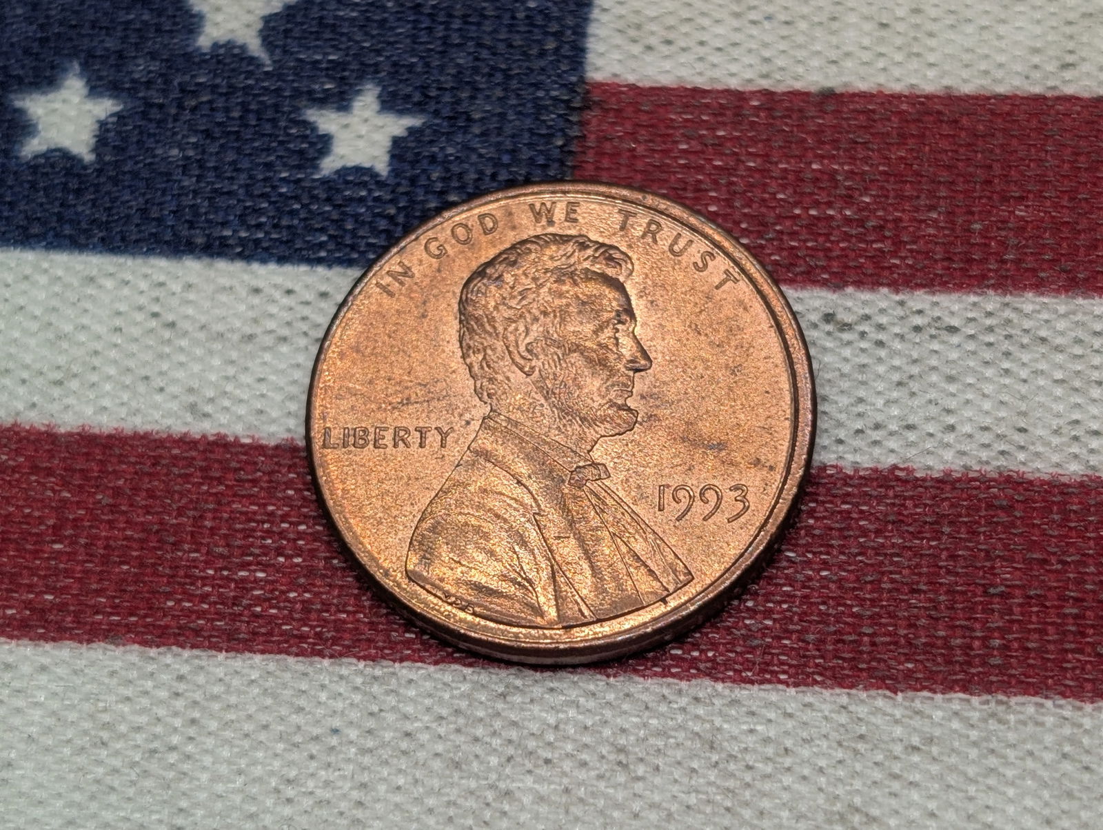 1993 - Rim Error - Left Side, Lincoln Memorial Cent (1 of 2)
