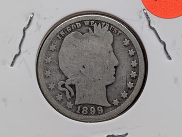 1899 Barber Quarter