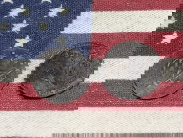1748 & 17??,  COA, Dutch Netherlands Colonial Duits VOC, First New York Penny, Over 200 Years Old!