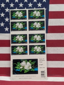 Booklet Set Of "American Treasures" Stamps, All Mint, Original Gum, Never Hinged