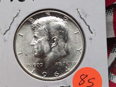 1964 Kennedy Half Dollar Gem BU