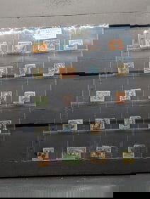 Sheet Of Extremely Rare 1800's Used U.S. Stamps