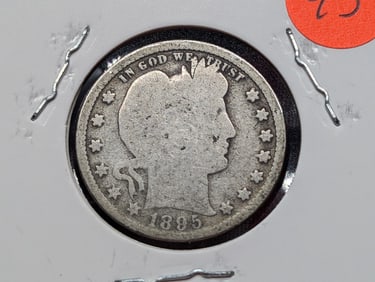 1895 Barber Quarter