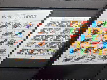 (4) Full Sheets U.S. Stamps, All Mint, Original Gum, Never Hinged