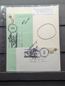 1983 Rare Emergency Reinstated Pony Express Postage, Autographed By Post Master