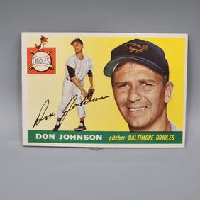 1955 Topps Don Johnson #165 Tough High Number