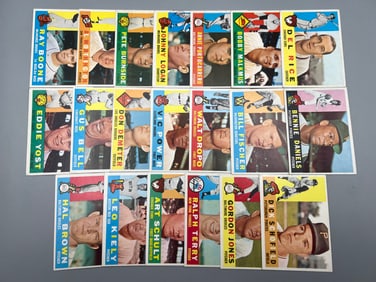 Lot of (20) 1960 Topps Baseball - Varying Conditions