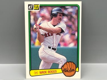 1983 Donruss Wade Boggs RC #586