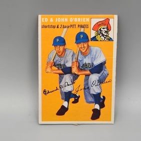1953 Topps Ed and John O'Brien #139