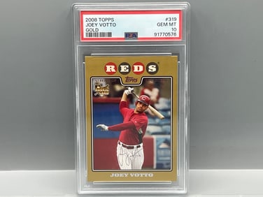 2008 Topps Joey Votto Gold RC #/2008 PSA Gem Mint 10 - Tough Grade - Pop 37