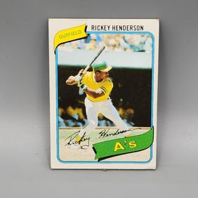 1980 Topps Rickey Henderson #48 Rookie HOF