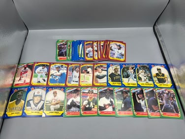Lot of (59) Fleer Baseball Stickers w/Stars