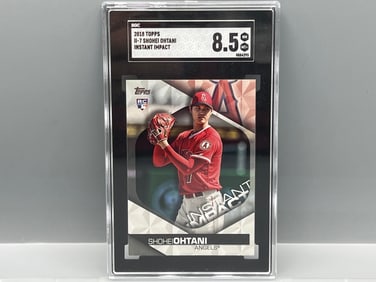 2018 Topps Shohei Ohtani Instant Impact RC #II-7 SGC NM-MT+ 8.5