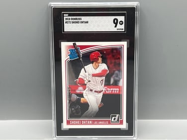 2018 Panini Donruss Shohei Ohtani RC #272 SGC Mint 9