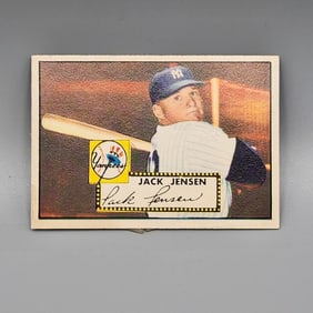 1952 Topps Jack Jensen #122 Sharp