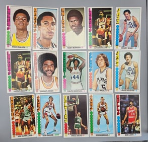 (36) 1976 Topps Basketball Cards Starter Set - Tall Boys - Varying Conditions