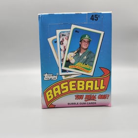 1989 Topps Baseball Wax Box - Clean Box