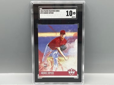 2018 Panini Diamond Kings Shohei Ohtani RC #73 SGC Gem Mint 10