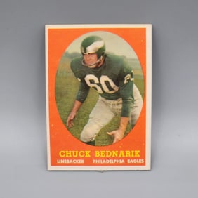1958 Topps Chuck Bednarik #35 HOF