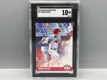 2018 Panini Diamond Kings Shohei Ohtani RC #76 SGC Gem Mint 10