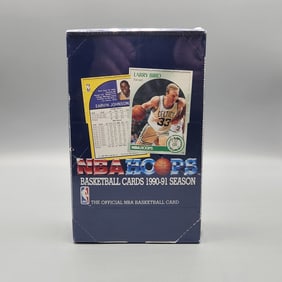 1990-91 Hoops Basketball Series 1 Sealed Wax Box - Look For The Jackson/Menendez Brothers Card