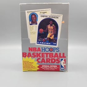 1989-90 Hoops Basketball Wax Box
