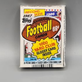 1987 Topps Football Cello Pack - Marino on Top