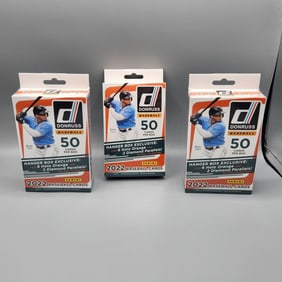 (3) 2022 Donruss Baseball Hanger Boxes