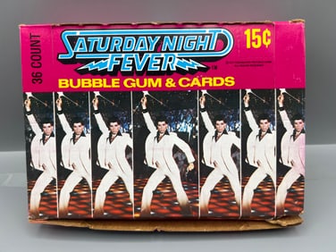 1977 Donruss Saturday Night Fever Complete Wax Box