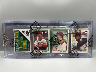 1978 Topps Baseball Factory Sealed Rack Pack W/ Baseball Card Exchange Sealed Wrap & Authentication