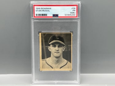 1948 Bowman Stan Musial RC #36 PSA PR 1 (MK)