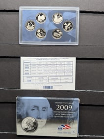2009-S US Mint DC and US Territories Quarter PROOF Set. OGP