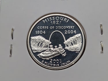 2003-S 90% Silver Proof State Quarter Missouri (MO)