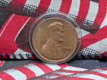 1970-D Lincoln Memorial Cent Lettered Edge In God We Trust Stamped on Rim