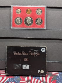 1981-S Type Two U.S. Proof Set - All Coins Are Type Two