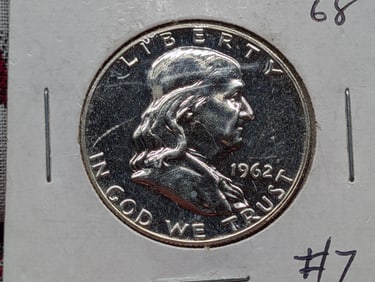 1962 Silver Proof Franklin Half