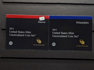 2011 P & D U. S. 28 Coin Mint Set UNC In OGP