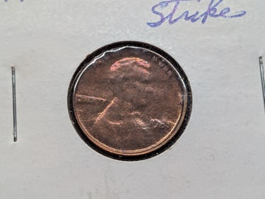 1981 Lincoln Memorial Cent Late Cap Strike