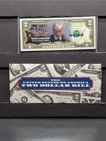 2023 Donald Trump Two Dollar FR Note w/ COA