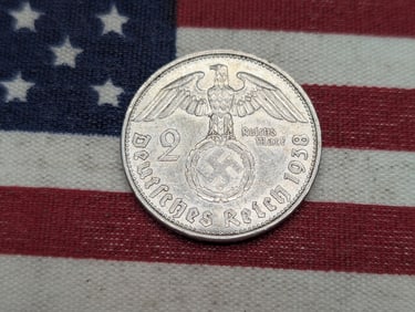 1938 Two Mark German Coin