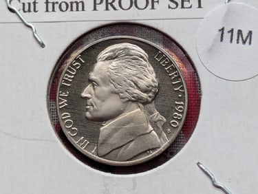 1980-S Jefferson Nickel, Proof