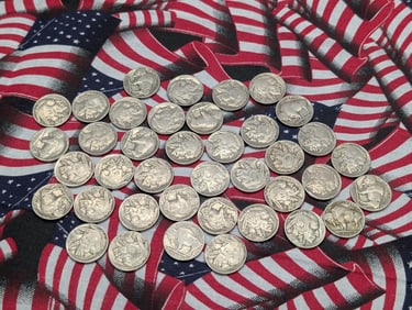 40 - 1936 Full Date Buffalo Nickels