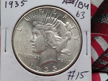1935 Peace Dollar