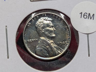 1943 Lincoln Steel Wheat Cent, BU